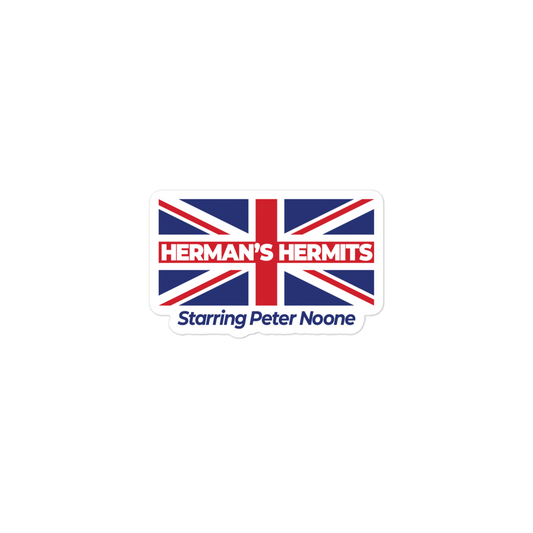 Herman’s Hermits Flag Sticker