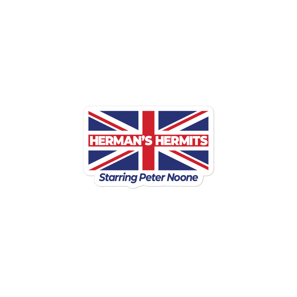 Herman’s Hermits Flag Sticker