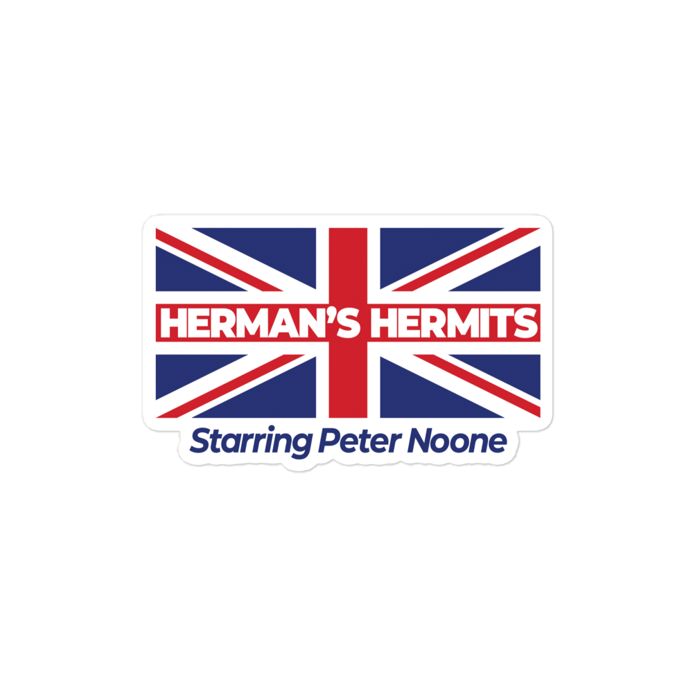 Herman’s Hermits Flag Sticker