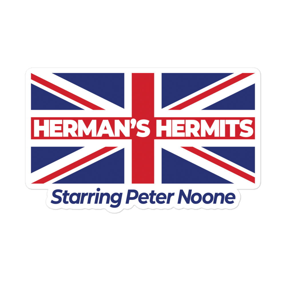 Herman’s Hermits Flag Sticker