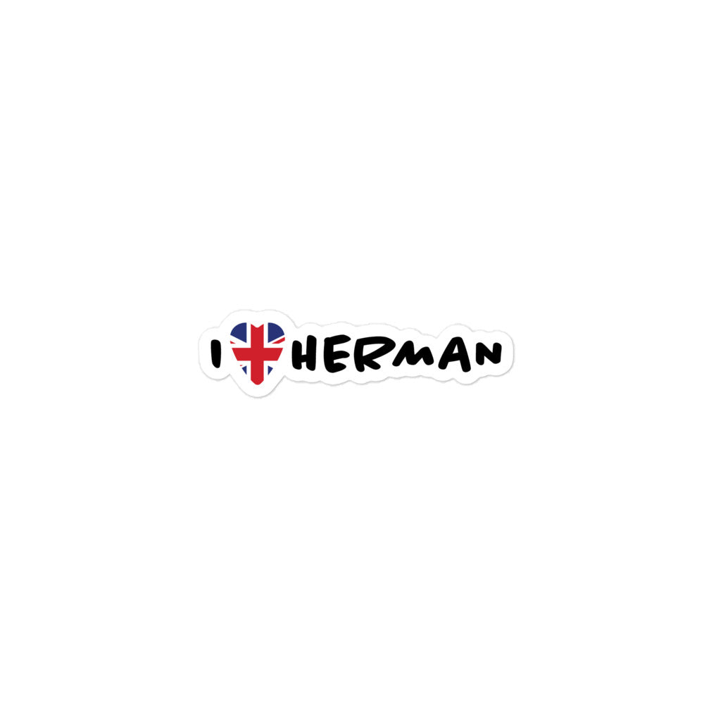 Heart Herman Sticker