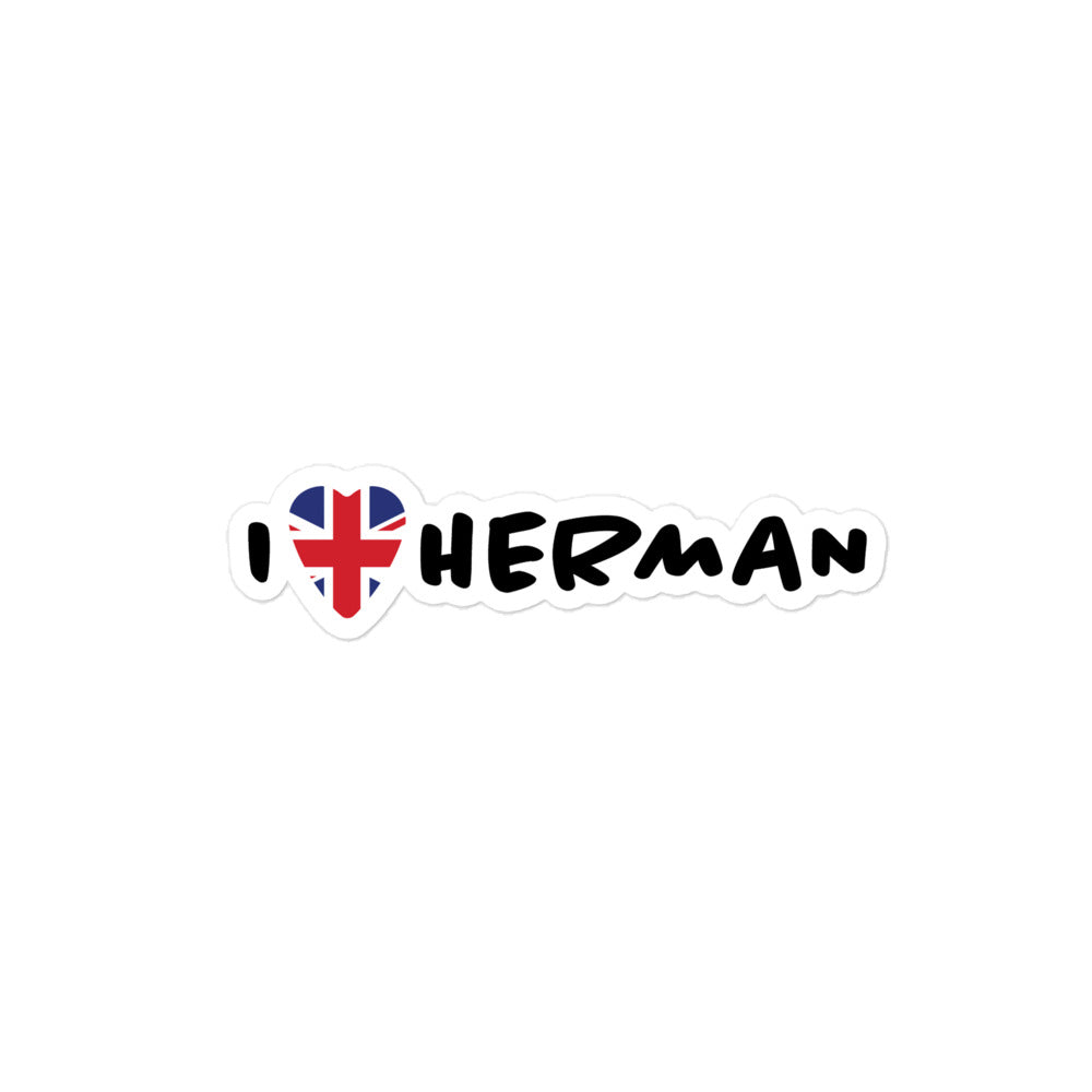 Heart Herman Sticker