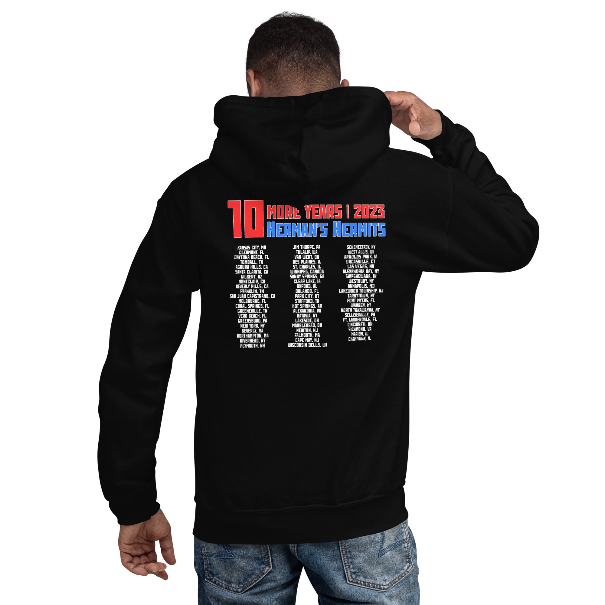 10 More Years 2023 Tour Hoodie | Herman's Hermits - The Official